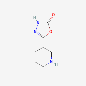 5-(Piperidin-3-yl)-2,3-dihydro-1,3,4-oxadiazol-2-one