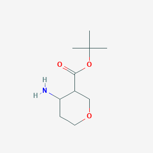 tert-Butyl 4-aminooxane-3-carboxylate