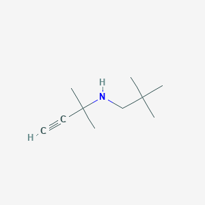 (2,2-Dimethylpropyl)(2-methylbut-3-yn-2-yl)amine