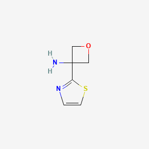 3-(1,3-Thiazol-2-yl)oxetan-3-amine