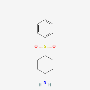 4-(4-Methylbenzenesulfonyl)cyclohexan-1-amine