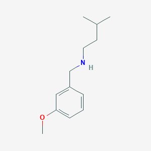 [(3-Methoxyphenyl)methyl](3-methylbutyl)amine