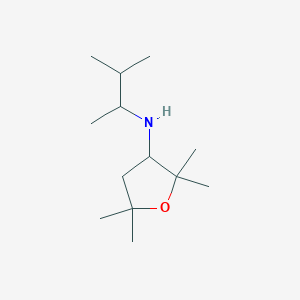 2,2,5,5-Tetramethyl-N-(3-methylbutan-2-yl)oxolan-3-amine