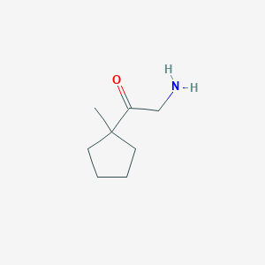 2-Amino-1-(1-methylcyclopentyl)ethan-1-one