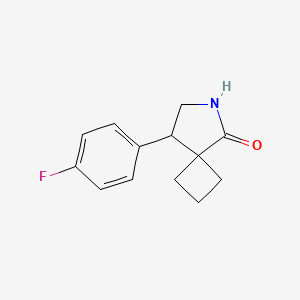 8-(4-Fluorophenyl)-6-azaspiro[3.4]octan-5-one