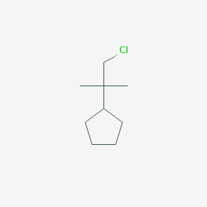 (1-Chloro-2-methylpropan-2-yl)cyclopentane