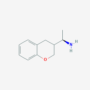 (1R)-1-(3,4-dihydro-2H-1-benzopyran-3-yl)ethan-1-amine