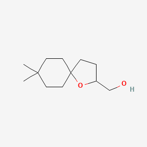 {8,8-Dimethyl-1-oxaspiro[4.5]decan-2-yl}methanol