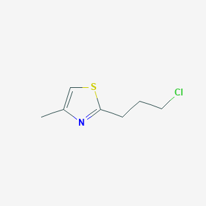 2-(3-Chloropropyl)-4-methyl-1,3-thiazole