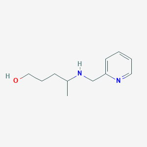 4-[(Pyridin-2-ylmethyl)amino]pentan-1-ol