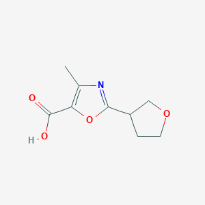 4-Methyl-2-(tetrahydrofuran-3-yl)oxazole-5-carboxylic acid