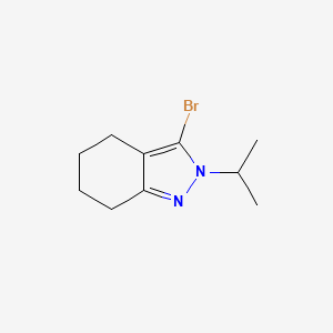 3-Bromo-2-(propan-2-yl)-4,5,6,7-tetrahydro-2H-indazole