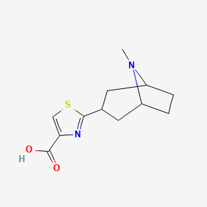 2-(8-Methyl-8-azabicyclo[3.2.1]octan-3-yl)-1,3-thiazole-4-carboxylic acid