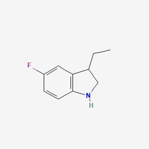 3-Ethyl-5-fluoro-2,3-dihydro-1H-indole