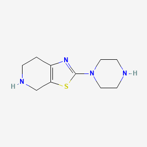 1-{4H,5H,6H,7H-[1,3]thiazolo[5,4-c]pyridin-2-yl}piperazine