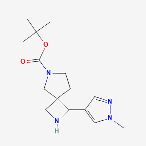 tert-Butyl 1-(1-methyl-1H-pyrazol-4-yl)-2,6-diazaspiro[3.4]octane-6-carboxylate