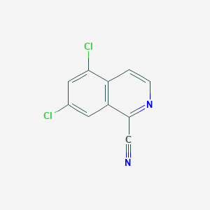 5,7-Dichloroisoquinoline-1-carbonitrile