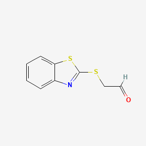 (2-Benzothiazolylthio)-acetaldehyde