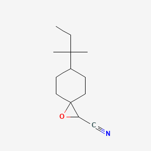 6-(2-Methylbutan-2-yl)-1-oxaspiro[2.5]octane-2-carbonitrile