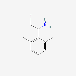 1-(2,6-Dimethylphenyl)-2-fluoroethan-1-amine