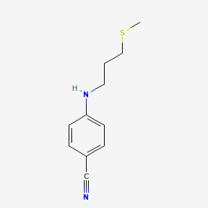 4-{[3-(Methylsulfanyl)propyl]amino}benzonitrile