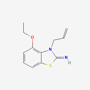 4-Ethoxy-3-(prop-2-en-1-yl)-2,3-dihydro-1,3-benzothiazol-2-imine