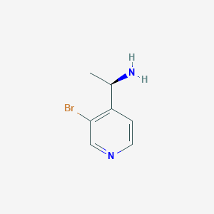 (1R)-1-(3-Bromopyridin-4-yl)ethan-1-amine