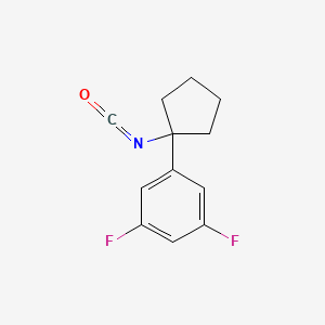 1,3-Difluoro-5-(1-isocyanatocyclopentyl)benzene