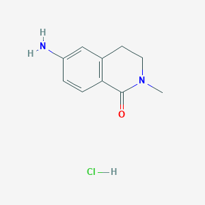 6-Amino-2-methyl-1,2,3,4-tetrahydroisoquinolin-1-one hydrochloride