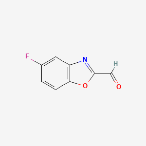 molecular formula C8H4FNO2 B1526192 5-氟苯并[D]噁唑-2-甲醛 CAS No. 944907-37-3