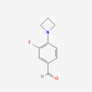 4-(Azetidin-1-yl)-3-fluorobenzaldehyde