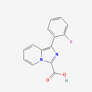 1-(2-Fluorophenyl)imidazo[1,5-a]pyridine-3-carboxylic acid