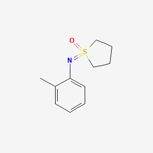 1-[(2-Methylphenyl)imino]-1lambda6-thiolan-1-one