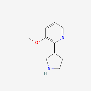 3-Methoxy-2-(pyrrolidin-3-yl)pyridine