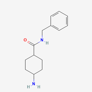 molecular formula C14H20N2O B1526197 4-氨基-N-苄基环己烷-1-甲酰胺 CAS No. 1184287-08-8