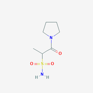 1-Oxo-1-(pyrrolidin-1-yl)propane-2-sulfonamide