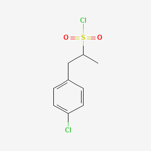 1-(4-Chlorophenyl)propane-2-sulfonyl chloride