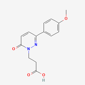 3-[3-(4-methoxyphenyl)-6-oxopyridazin-1(6H)-yl]propanoic acid