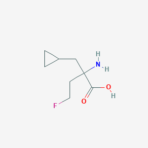 2-Amino-2-(cyclopropylmethyl)-4-fluorobutanoic acid