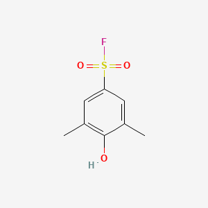 4-Hydroxy-3,5-dimethylbenzene-1-sulfonyl fluoride