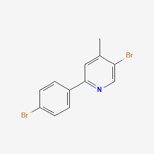 5-Bromo-2-(4-bromophenyl)-4-methylpyridine