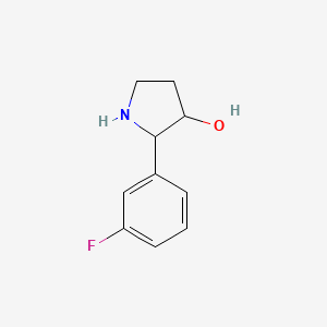 2-(3-Fluorophenyl)pyrrolidin-3-OL