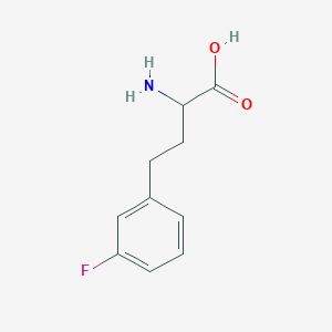 molecular formula C10H12FNO2 B1526209 2-氨基-4-(3-氟苯基)丁酸 CAS No. 225233-80-7