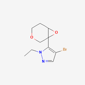 4-Bromo-5-{3,7-dioxabicyclo[4.1.0]heptan-1-yl}-1-ethyl-1H-pyrazole