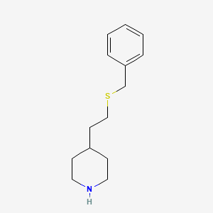 4-[2-(Benzylsulfanyl)ethyl]piperidine