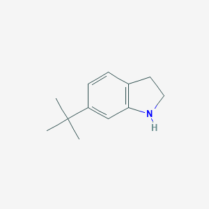 molecular formula C12H17N B152621 6-(tert-Butyl)indoline CAS No. 261711-90-4