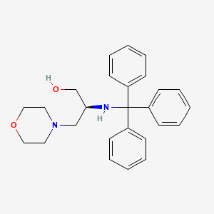 (2S)-3-(Morpholin-4-yl)-2-[(triphenylmethyl)amino]propan-1-ol