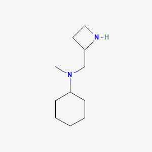 N-[(Azetidin-2-yl)methyl]-N-methylcyclohexanamine