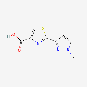 2-(1-Methyl-1h-pyrazol-3-yl)thiazole-4-carboxylic acid