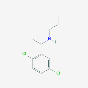 [1-(2,5-Dichlorophenyl)ethyl](propyl)amine